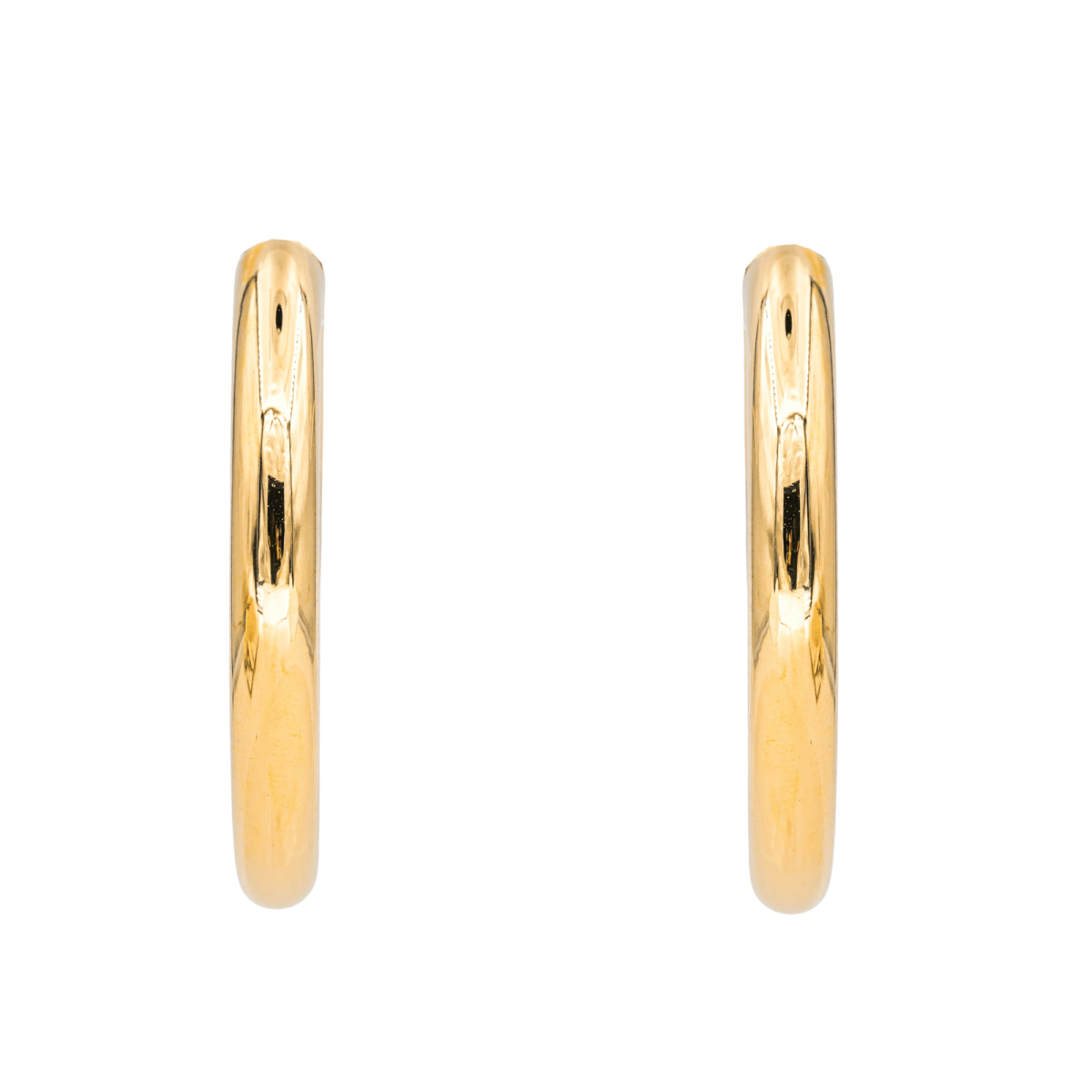 Boucles d'oreilles Créoles en or jaune - Castafiore