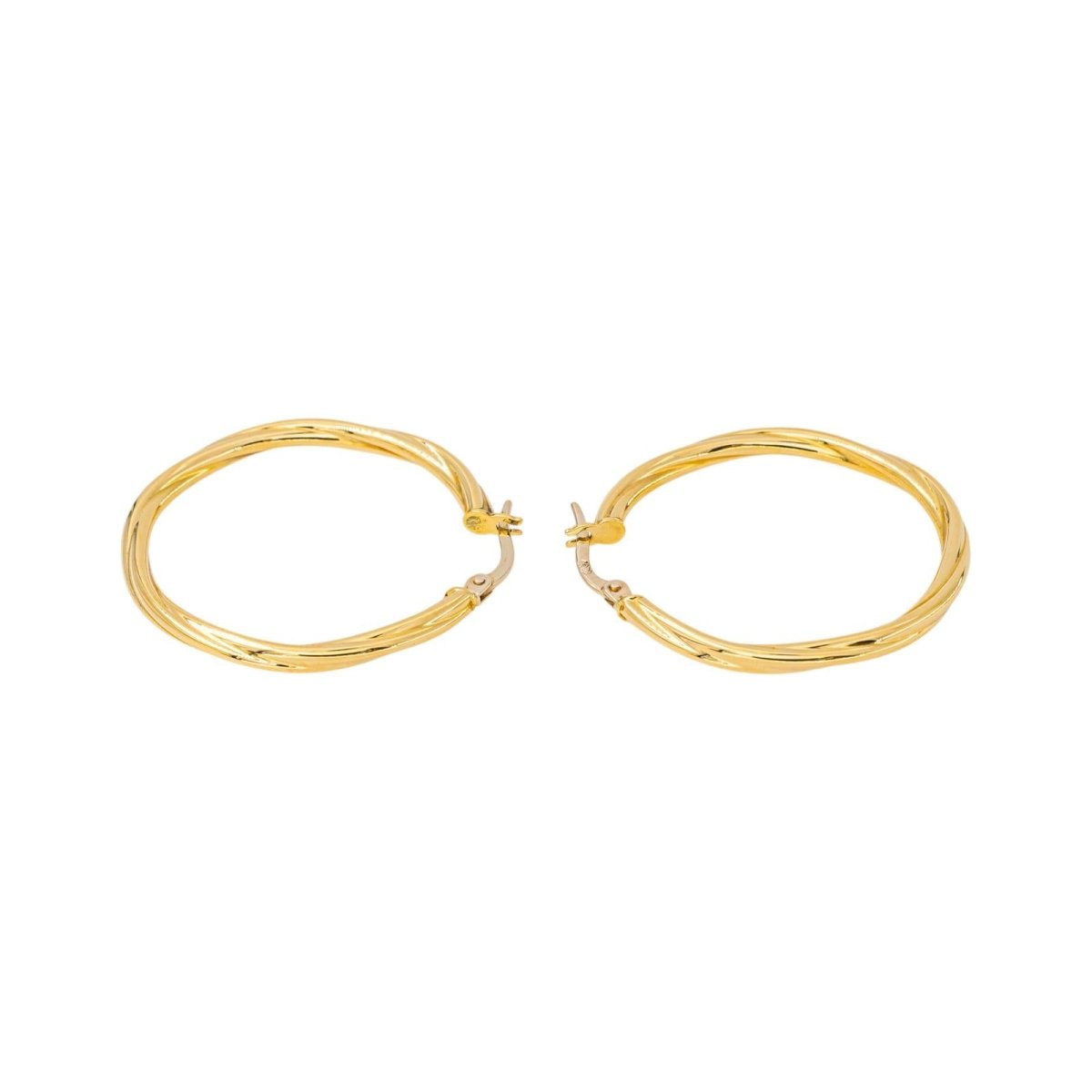 Boucles d'oreilles Créoles en or jaune - Castafiore
