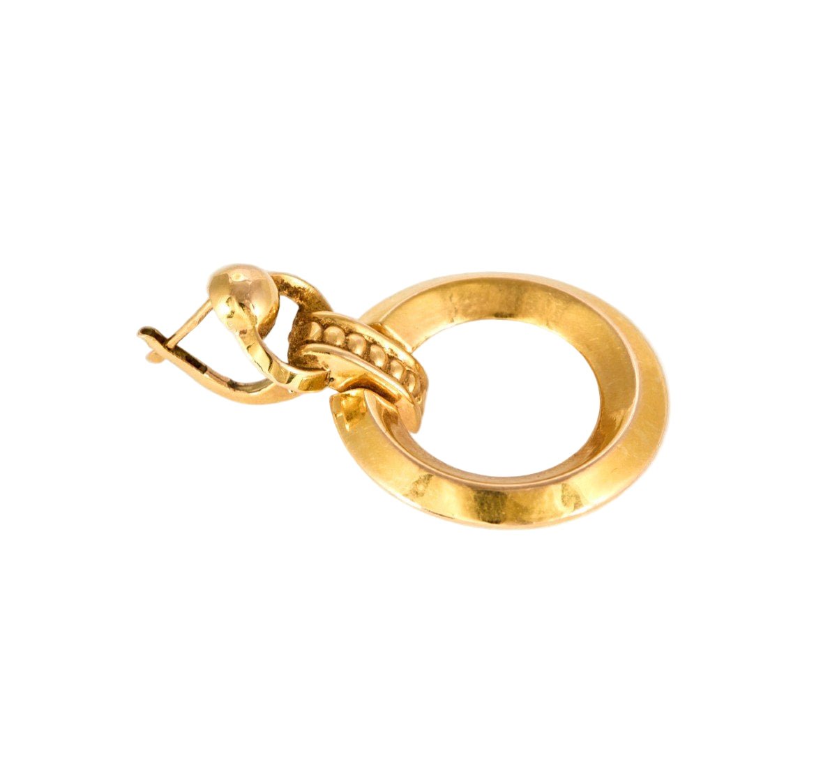 Boucles d'oreilles Créoles en or jaune - Castafiore