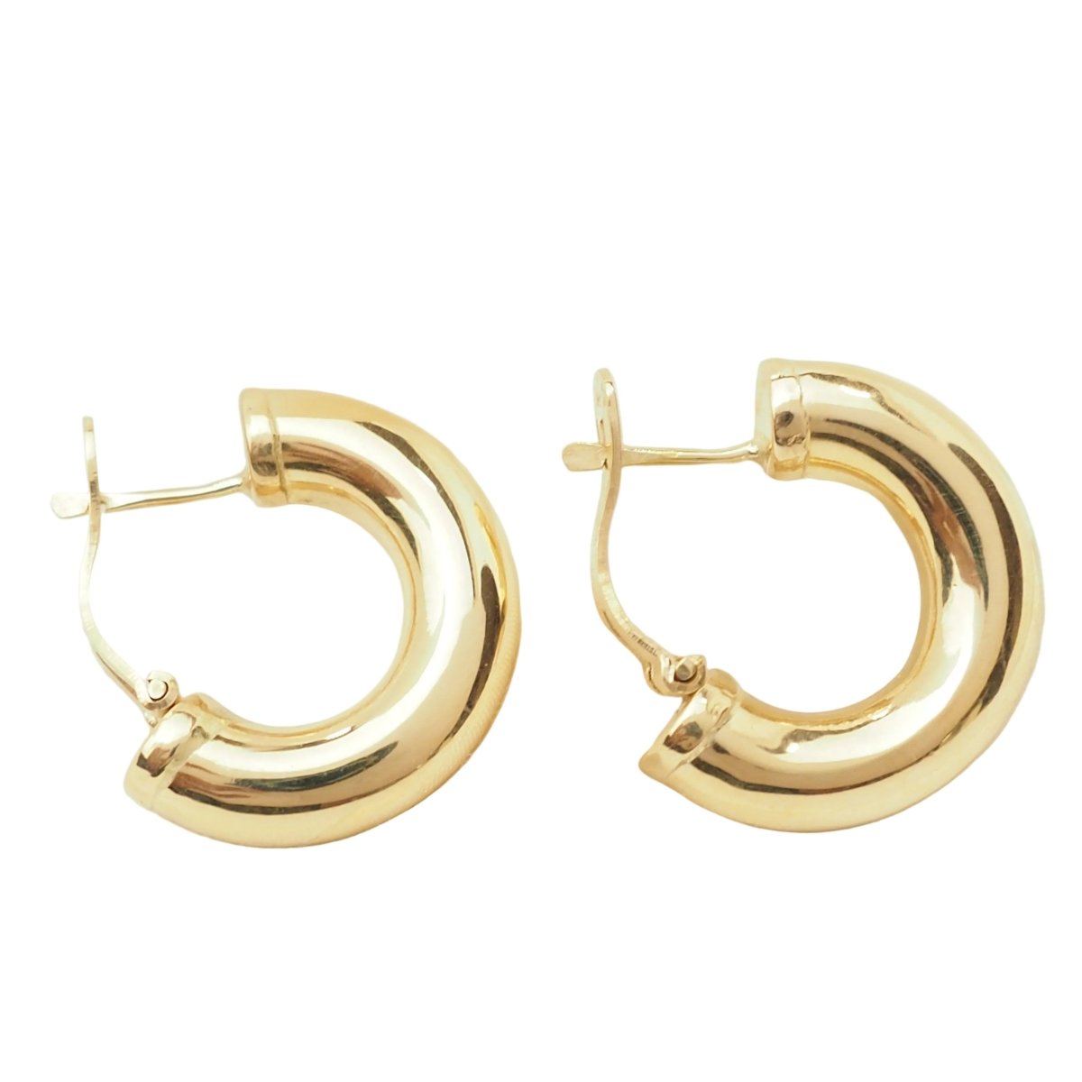 Boucles d'oreilles Créoles en or jaune - Castafiore