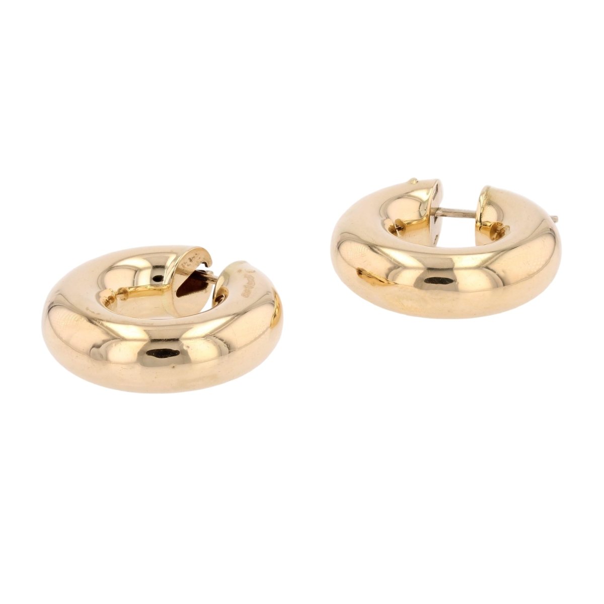 Boucles d'oreilles Créoles en or jaune - Castafiore