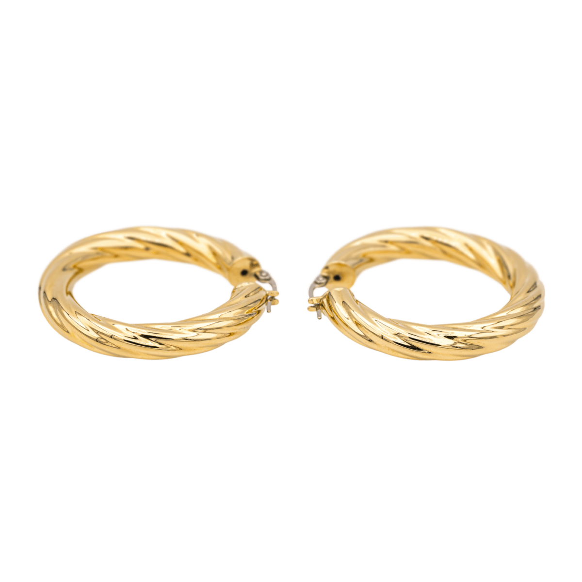 Boucles d'oreilles Créoles en or jaune - Castafiore