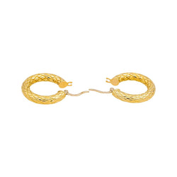 Boucles d'oreilles Créoles en or jaune - Castafiore