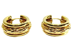 Boucles d'oreilles Créoles en or jaune - Castafiore