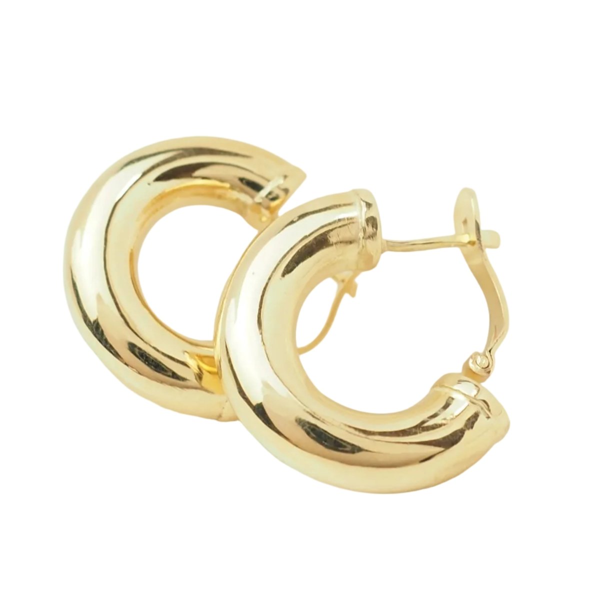 Boucles d'oreilles Créoles en or jaune - Castafiore