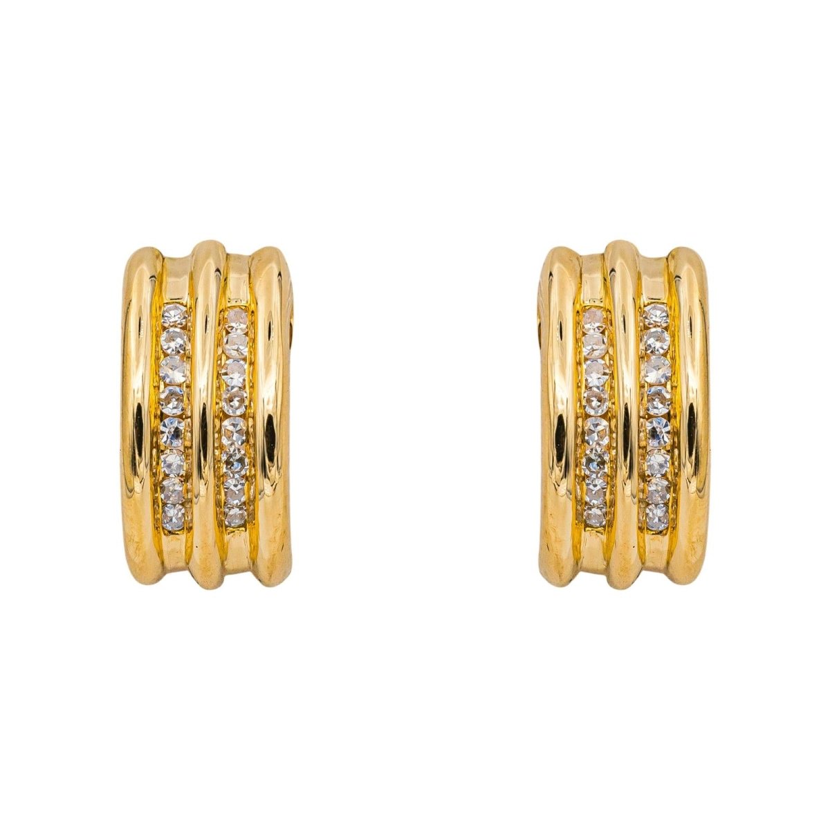 Boucles d'oreilles Créoles en or jaune - Castafiore