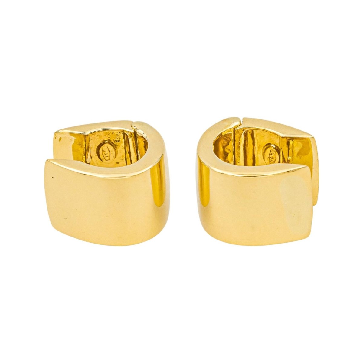 Boucles d'oreilles Créoles en or jaune - Castafiore