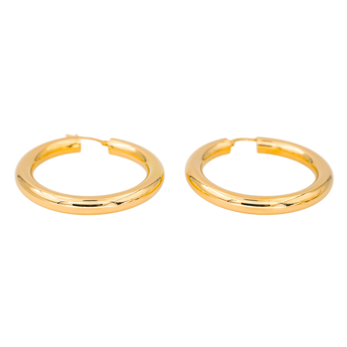 Boucles d'oreilles Créoles en or jaune - Castafiore