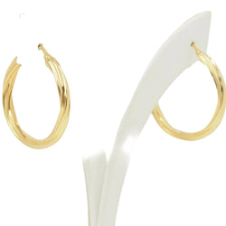 Boucles d'oreilles Créoles en or jaune - Castafiore
