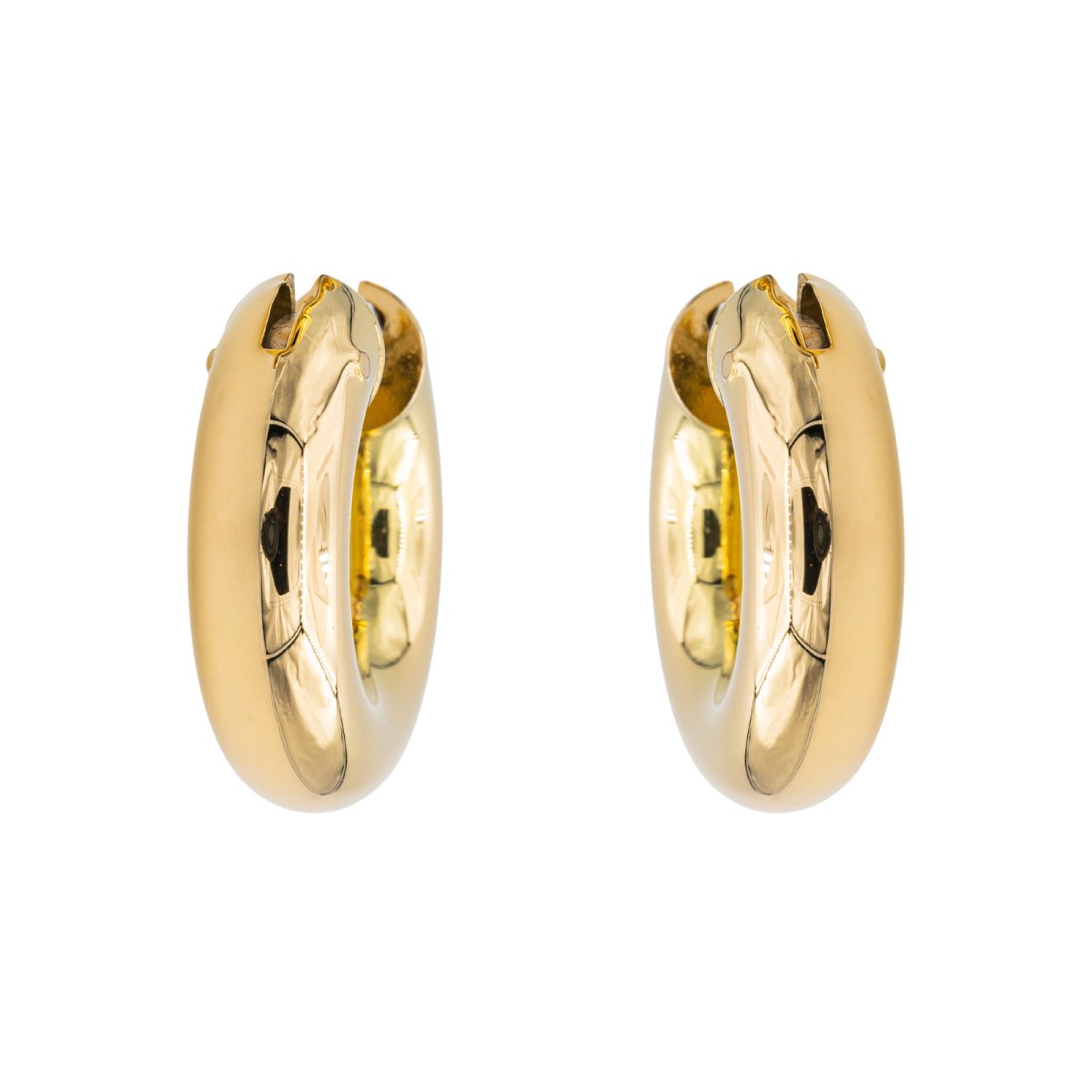 Boucles d'oreilles Créoles en or jaune - Castafiore