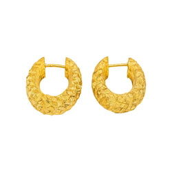 Boucles d'oreilles Créoles en or jaune - Castafiore