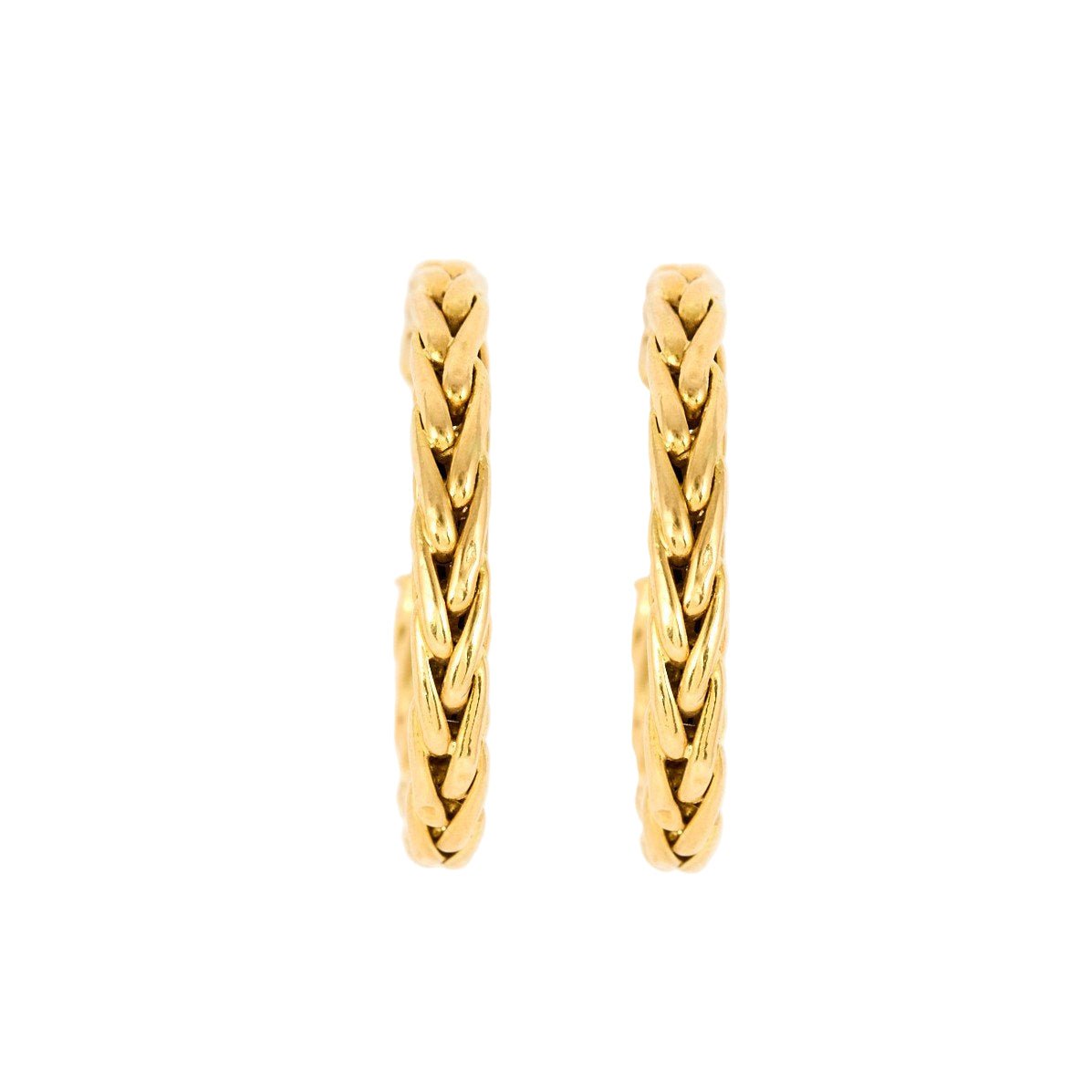 Boucles d'oreilles Créoles en or jaune - Castafiore