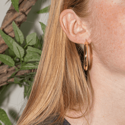 Boucles d'oreilles Créoles en or jaune - Castafiore