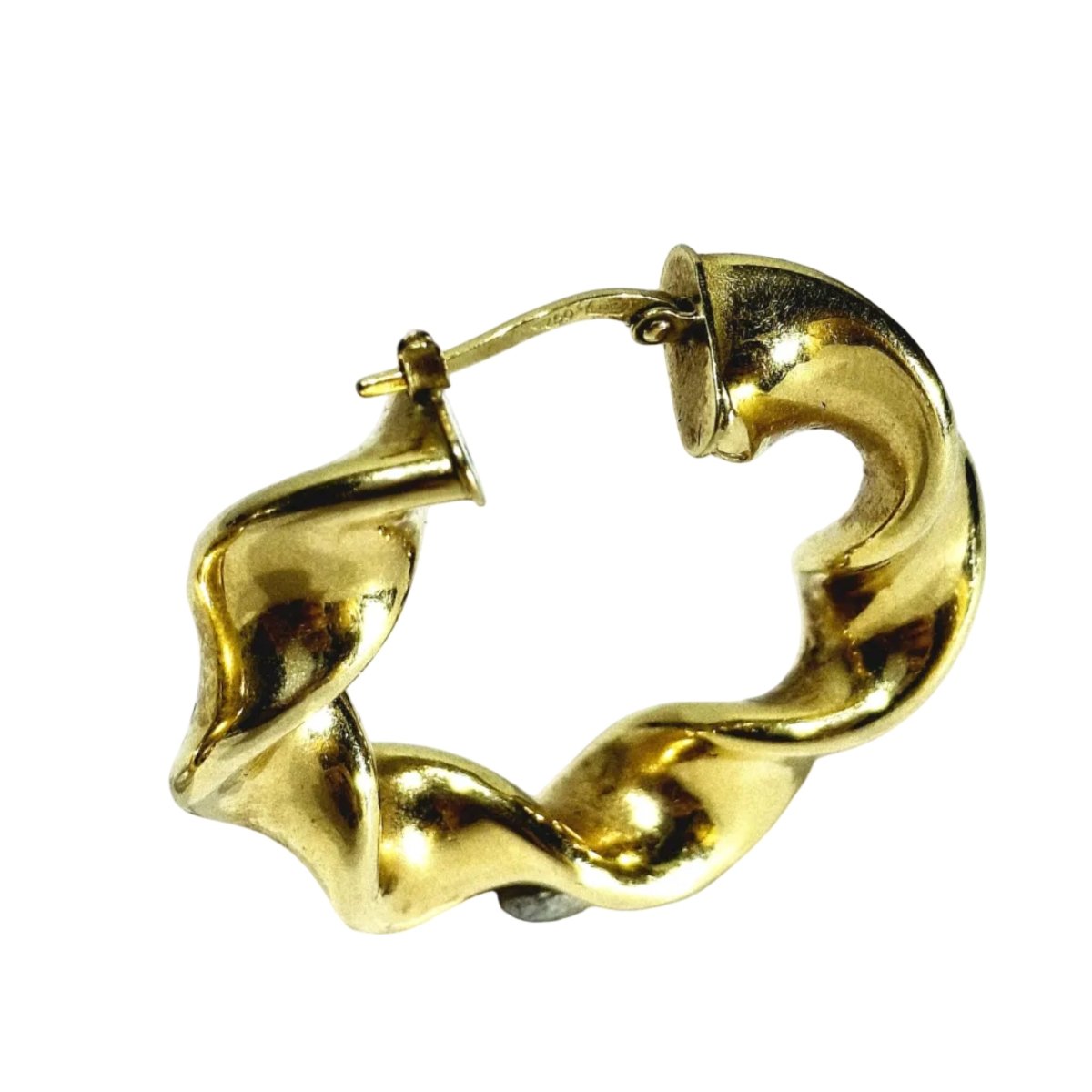 Boucles d'oreilles Créoles en or jaune - Castafiore