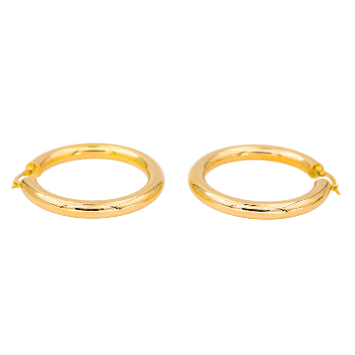 Boucles d'oreilles Créoles en or jaune - Castafiore