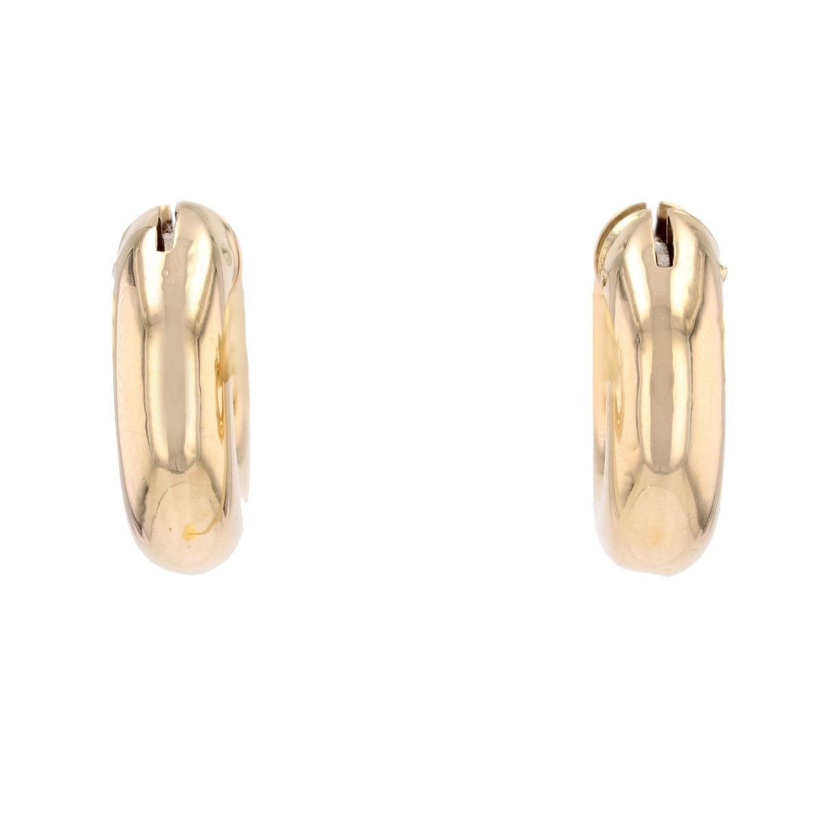 Boucles d'oreilles Créoles en or jaune - Castafiore