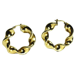 Boucles d'oreilles Créoles en or jaune - Castafiore