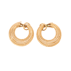 Boucles d'oreilles Créoles en or jaune - Castafiore