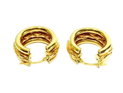 Boucles d'oreilles Créoles en or jaune - Castafiore