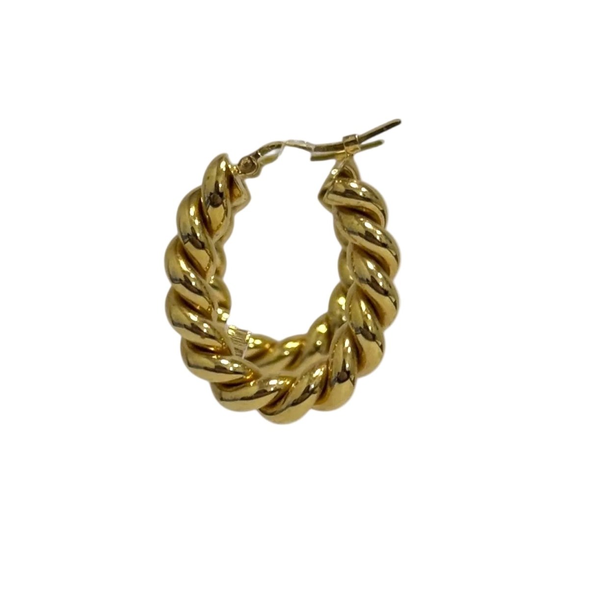 Boucles d'oreilles Créoles en or jaune - Castafiore