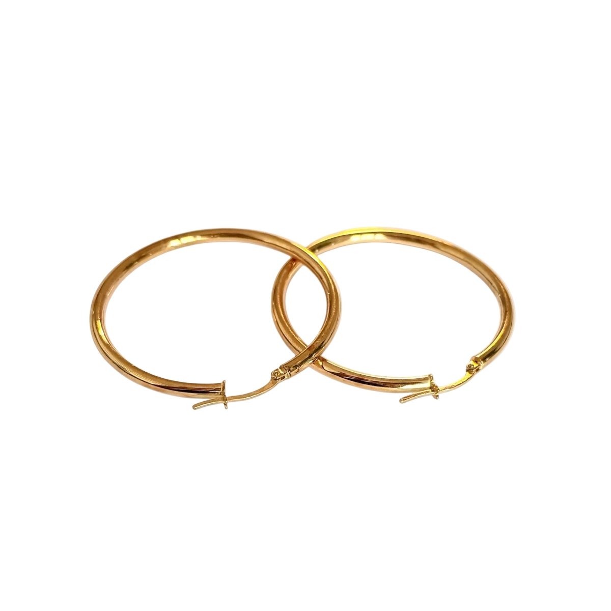 Boucles d'oreilles Créoles en or jaune - Castafiore