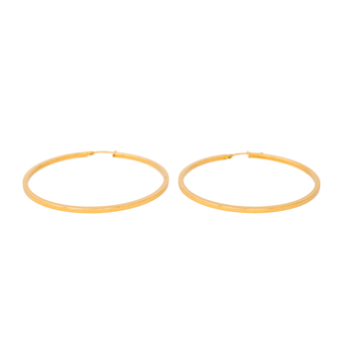 Boucles d'oreilles Créoles en or jaune - Castafiore