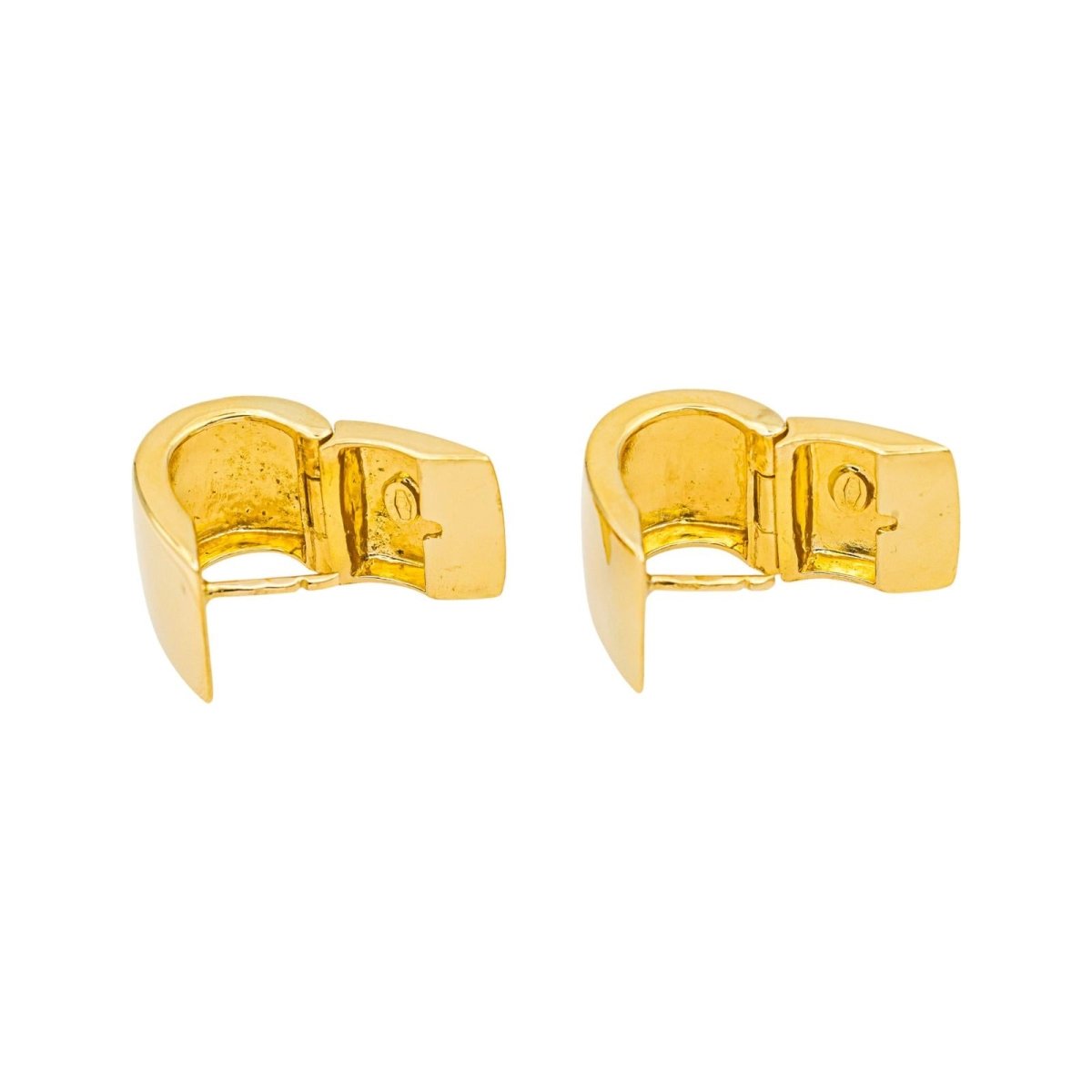 Boucles d'oreilles Créoles en or jaune - Castafiore