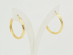 Boucles d'oreilles Créoles en or jaune