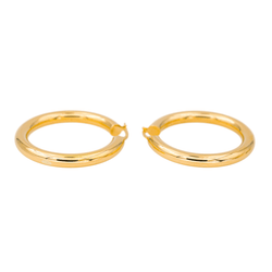 Boucles d'oreilles Créoles en or jaune - Castafiore