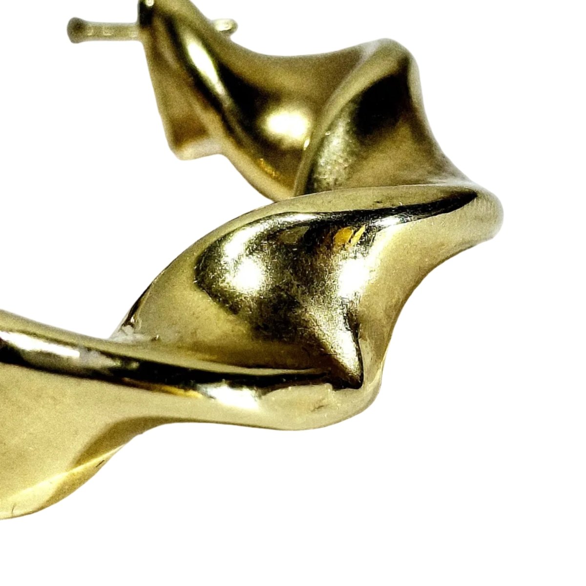 Boucles d'oreilles Créoles en or jaune - Castafiore