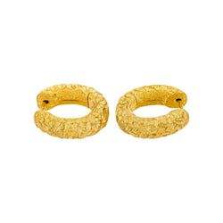 Boucles d'oreilles Créoles en or jaune - Castafiore