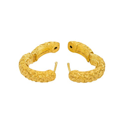 Boucles d'oreilles Créoles en or jaune - Castafiore