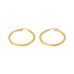 Boucles d'oreilles Créoles en or jaune - Castafiore
