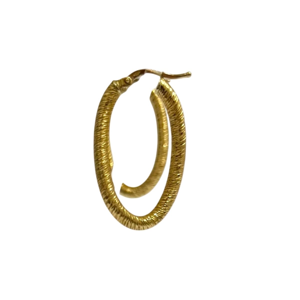 Boucles d'oreilles Créoles en or jaune - Castafiore