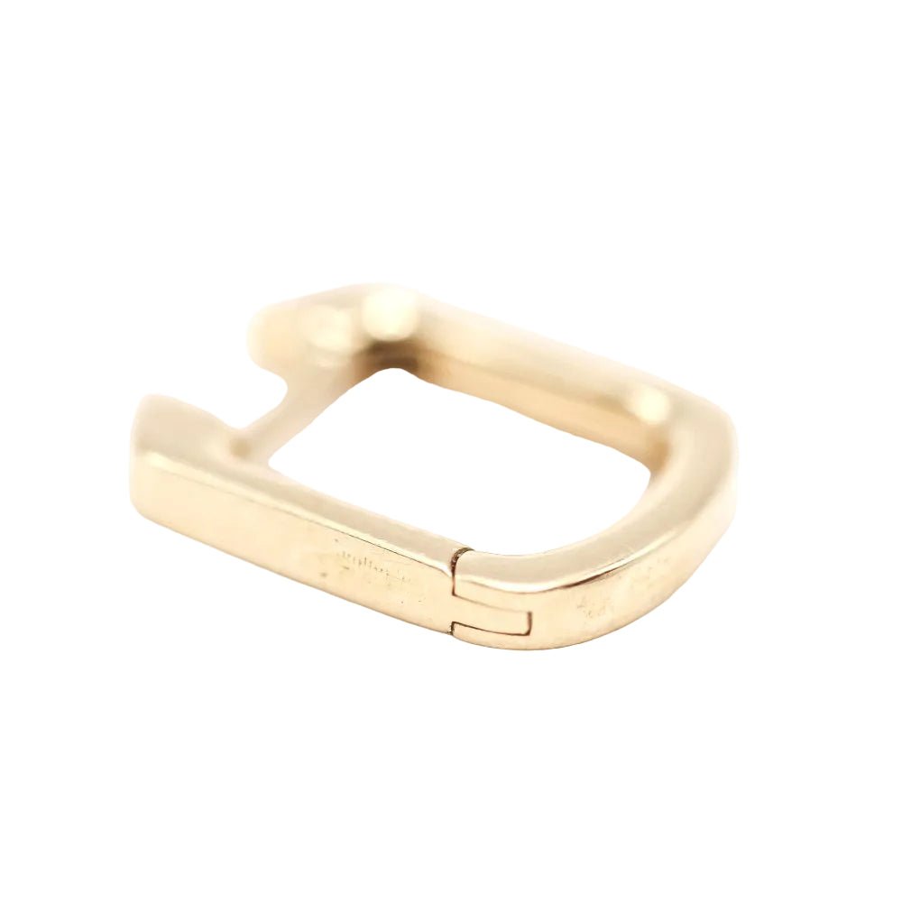 Boucles d'oreilles Créoles en or jaune et diamants - Castafiore