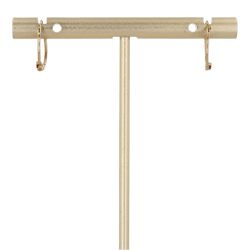 Boucles d'oreilles Créoles en or jaune, saphirs - Castafiore