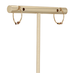 Boucles d'oreilles Créoles en or jaune, saphirs - Castafiore