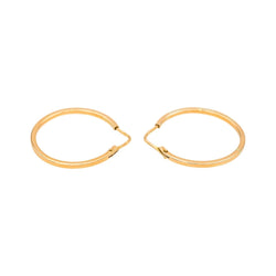 Boucles d'oreilles Créoles en or rose - Castafiore