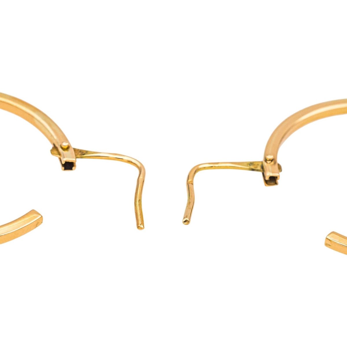 Boucles d'oreilles Créoles en or rose - Castafiore