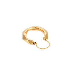 Boucles d'oreilles Créoles en or rose - Castafiore