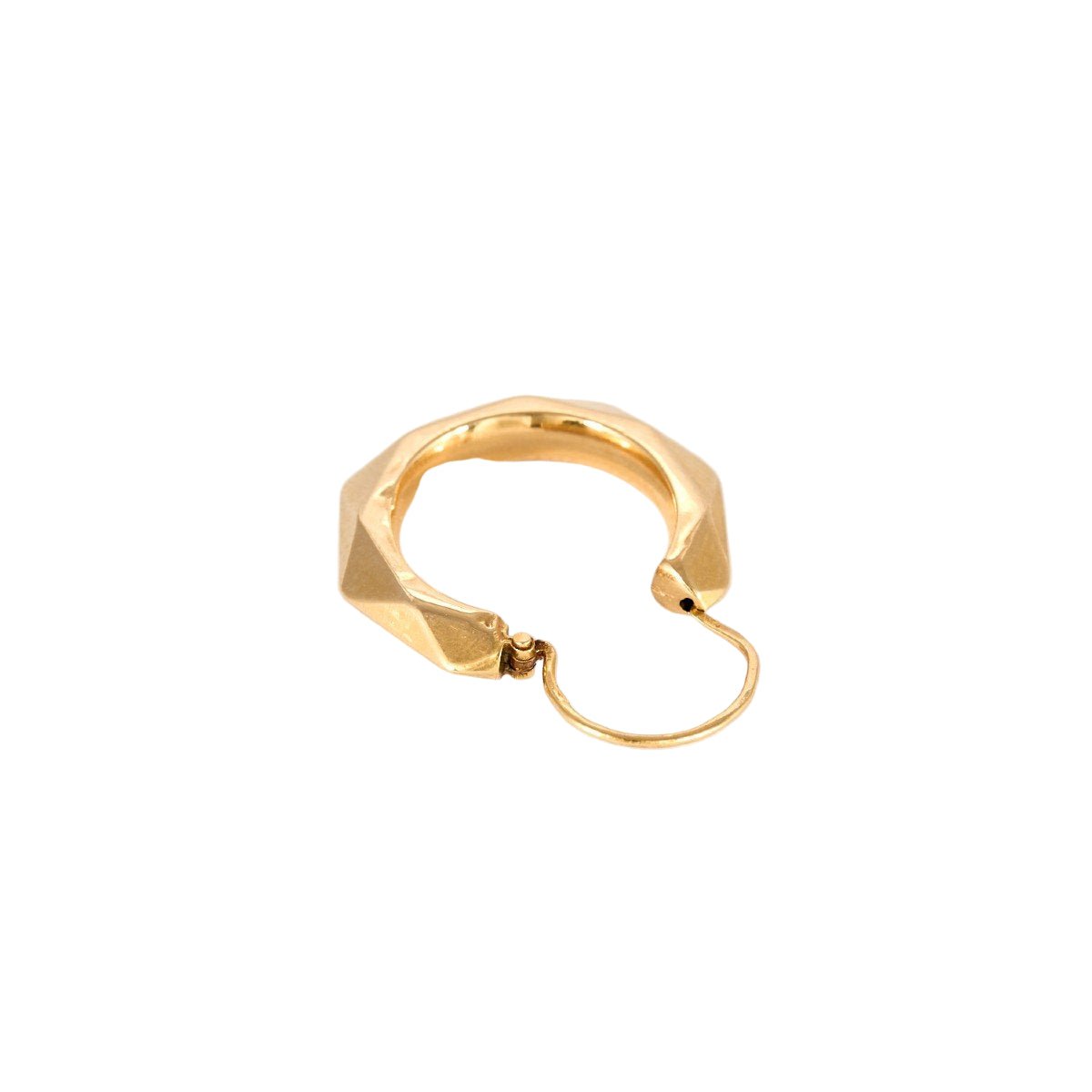 Boucles d'oreilles Créoles en or rose - Castafiore