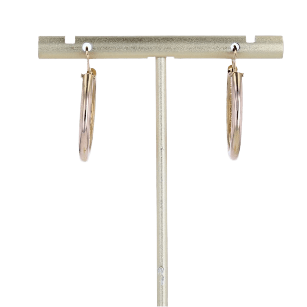 Boucles d'oreilles Créoles en or rose - Castafiore