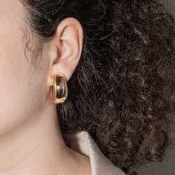 Boucles d'oreilles Créoles MAUBOUSSIN en or jaune - Castafiore