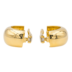 Boucles d'oreilles Créoles MAUBOUSSIN en or jaune - Castafiore