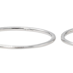 Boucles d'oreilles Créoles Or blanc Diamant - Castafiore