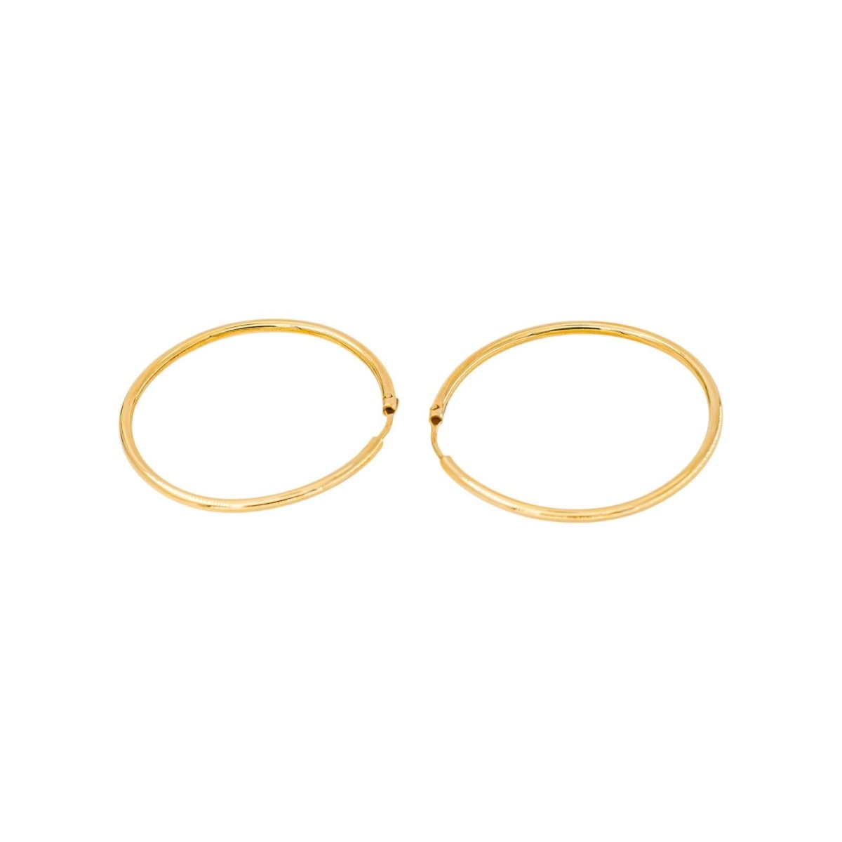 Boucles d'oreilles Créoles Or jaune - Castafiore
