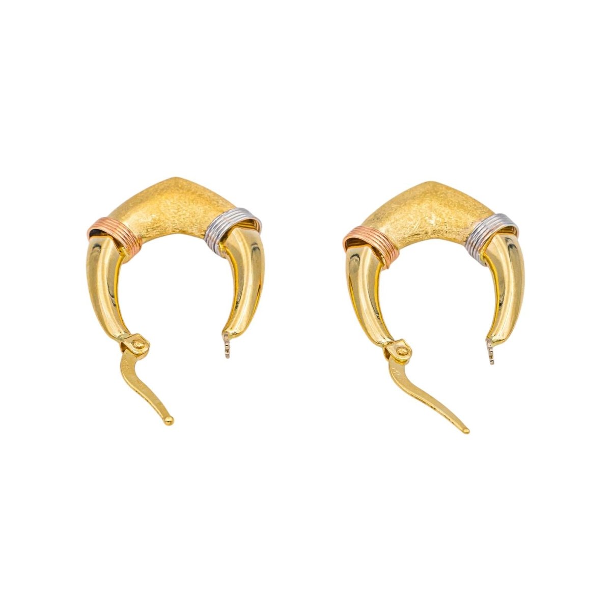Boucles d'oreilles Créoles Or jaune - Castafiore