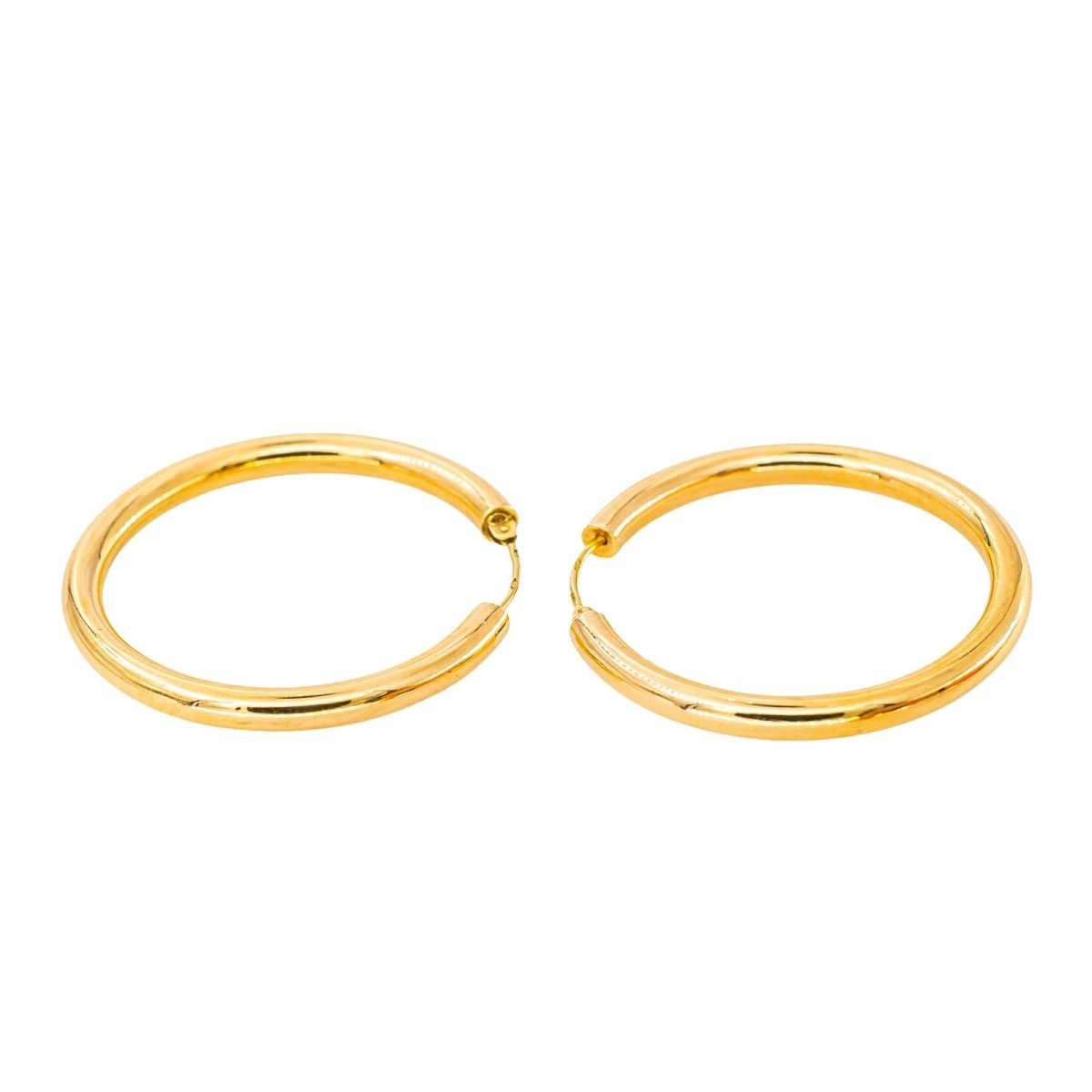 Boucles d'oreilles Créoles Or jaune - Castafiore