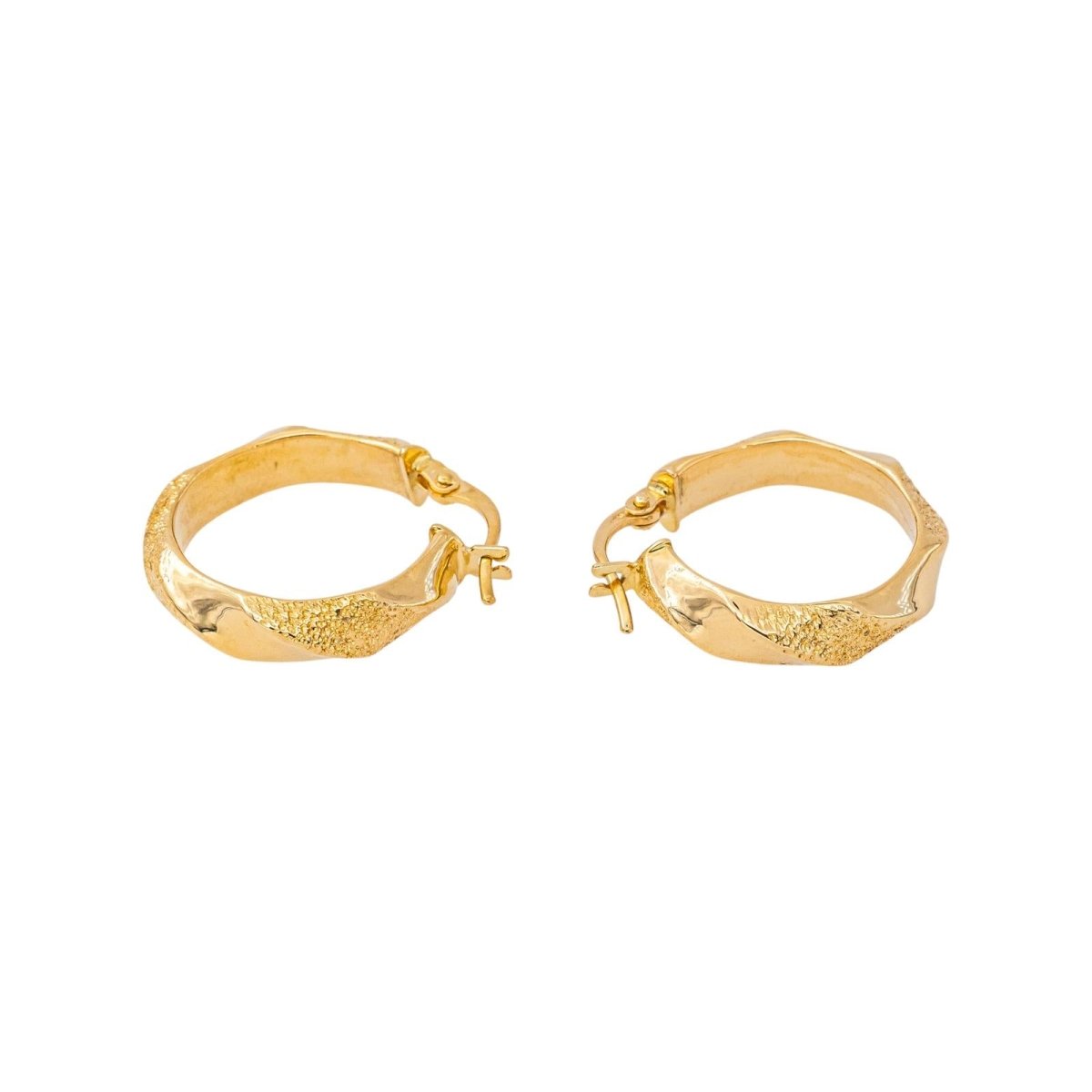 Boucles d'oreilles Créoles Or jaune - Castafiore