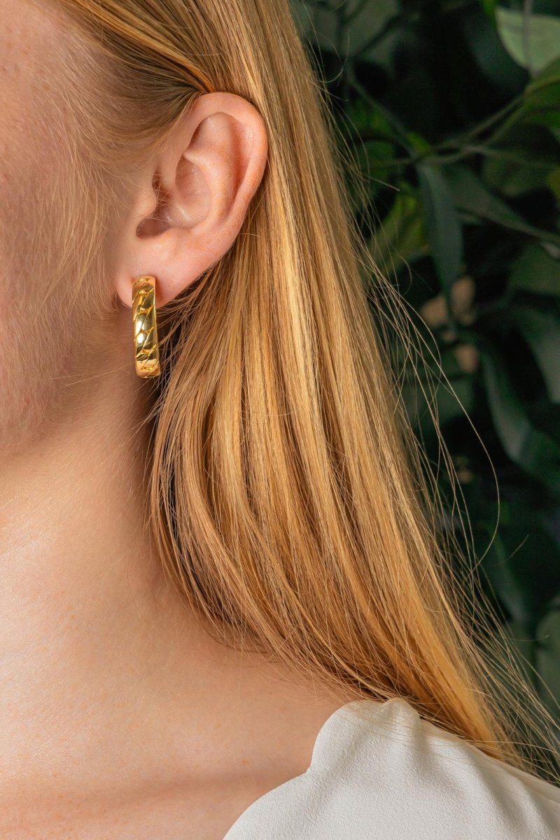 Boucles d'oreilles Créoles Or jaune - Castafiore